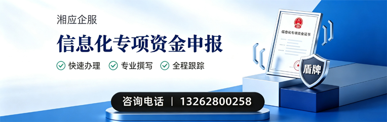 新乡信息化专项资金申报服务