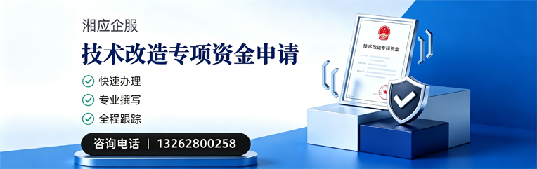 新乡技术改造专项资金申报服务