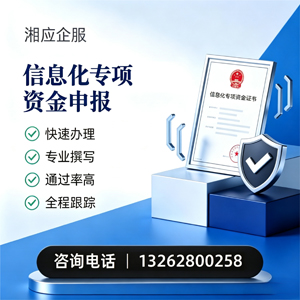 新乡信息化专项资金申报服务