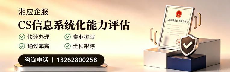 新乡CS信息系统化能力评估申报服务